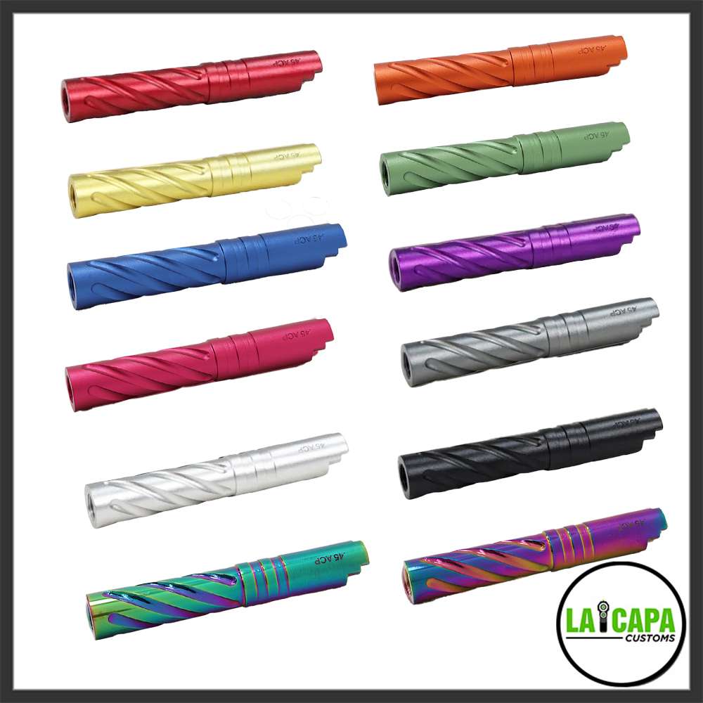 LA Capa Customs 4.3 Aluminum Tornado Threaded Outer Barrel LA Capa Customs 4.3 Aluminum Tornado Threaded Outer Barrel